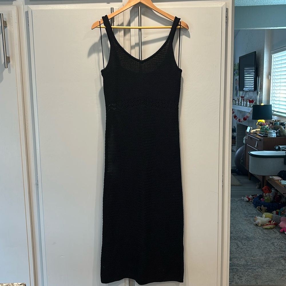 NWOT Old Navy Black Knit Dress Size Medium